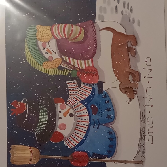 Signed Sno No No Print by Marsha Becker-Kyle - Picture 2 of 7